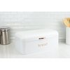 Home Basics Grove Bread Box, White BB45934